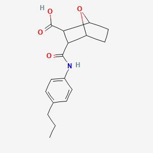 3-{[(4-propylphenyl)amino]carbonyl}-7-oxabicyclo[2.2.1]heptane-2-carboxylic acid
