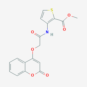 methyl 3-({[(2-oxo-2H-chromen-4-yl)oxy]acetyl}amino)-2-thiophenecarboxylate