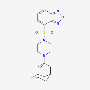 4-{[4-(1-adamantyl)-1-piperazinyl]sulfonyl}-2,1,3-benzoxadiazole