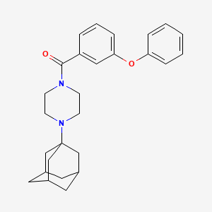 1-(1-adamantyl)-4-(3-phenoxybenzoyl)piperazine