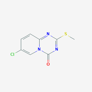 7-chloro-2-(methylsulfanyl)-4H-pyrido[1,2-a][1,3,5]triazin-4-one