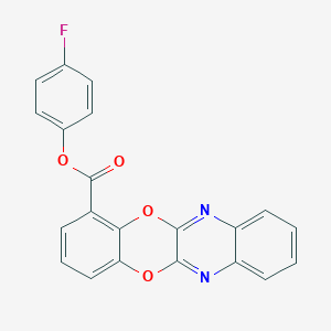 4-Fluorophenyl [1,4]benzodioxino[2,3-b]quinoxaline-1-carboxylate