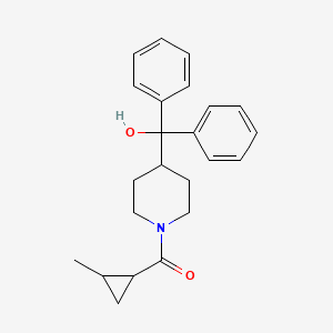 {1-[(2-methylcyclopropyl)carbonyl]-4-piperidinyl}(diphenyl)methanol