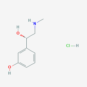 molecular formula C9H14ClNO2 B042829 盐酸苯肾上腺素 CAS No. 939-38-8