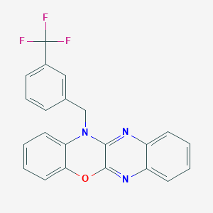 12-[3-(trifluoromethyl)benzyl]-12H-quinoxalino[2,3-b][1,4]benzoxazine