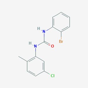 molecular formula C14H12BrClN2O B4283110 N-(2-bromophenyl)-N'-(5-chloro-2-methylphenyl)urea 
