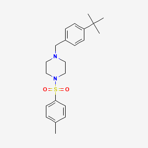 1-(4-tert-butylbenzyl)-4-[(4-methylphenyl)sulfonyl]piperazine