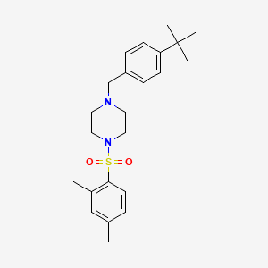 1-(4-tert-butylbenzyl)-4-[(2,4-dimethylphenyl)sulfonyl]piperazine