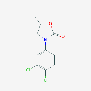molecular formula C10H9Cl2NO2 B428324 3-(3,4-Dichlorophenyl)-5-methyl-1,3-oxazolidin-2-one 