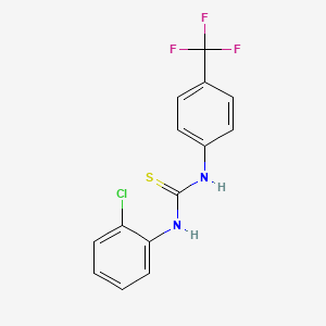 N-(2-chlorophenyl)-N'-[4-(trifluoromethyl)phenyl]thiourea