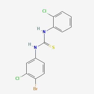 N-(4-bromo-3-chlorophenyl)-N'-(2-chlorophenyl)thiourea