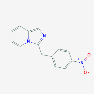 molecular formula C14H11N3O2 B428328 3-{4-Nitrobenzyl}imidazo[1,5-a]pyridine 