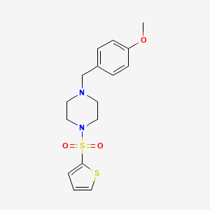 1-(4-methoxybenzyl)-4-(2-thienylsulfonyl)piperazine