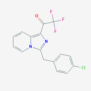 1-[3-(4-Chlorobenzyl)imidazo[1,5-a]pyridin-1-yl]-2,2,2-trifluoroethanone