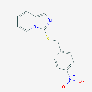 3-({4-Nitrobenzyl}sulfanyl)imidazo[1,5-a]pyridine