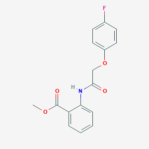 Methyl 2-{[(4-fluorophenoxy)acetyl]amino}benzoate