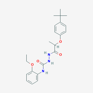 2-[2-(4-tert-butylphenoxy)propanoyl]-N-(2-ethoxyphenyl)hydrazinecarboxamide