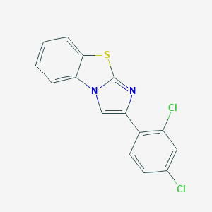 molecular formula C15H8Cl2N2S B428347 2-(2,4-Dichlorophenyl)imidazo[2,1-b][1,3]benzothiazole 