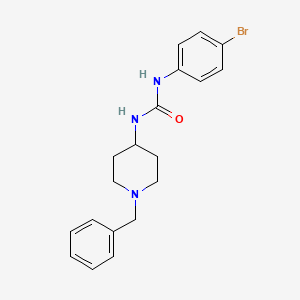 N-(1-benzyl-4-piperidinyl)-N'-(4-bromophenyl)urea