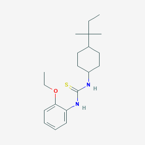 N-[4-(1,1-dimethylpropyl)cyclohexyl]-N'-(2-ethoxyphenyl)thiourea