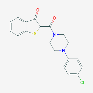2-{[4-(4-chlorophenyl)piperazin-1-yl]carbonyl}-1-benzothiophen-3(2H)-one