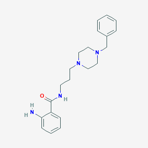 2-amino-N-[3-(4-benzyl-1-piperazinyl)propyl]benzamide