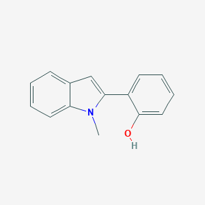 molecular formula C15H13NO B428362 2-(1-Methylindol-2-yl)phenol 