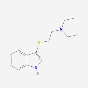N,N-diethyl-N-[2-(1H-indol-3-ylsulfanyl)ethyl]amine