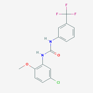 N-(5-chloro-2-methoxyphenyl)-N'-[3-(trifluoromethyl)phenyl]urea