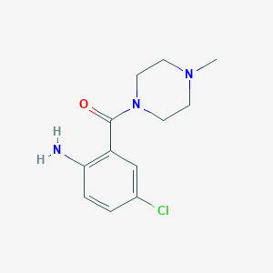 4-Chloro-2-[(4-methyl-1-piperazinyl)carbonyl]phenylamine