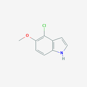 molecular formula C9H8ClNO B042837 4-氯-5-甲氧基-1H-吲哚 CAS No. 68935-48-8