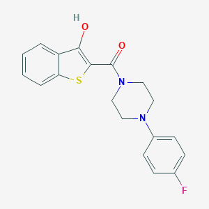 2-{[4-(4-Fluorophenyl)-1-piperazinyl]carbonyl}-1-benzothiophen-3-ol