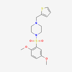 1-[(2,5-dimethoxyphenyl)sulfonyl]-4-(2-thienylmethyl)piperazine