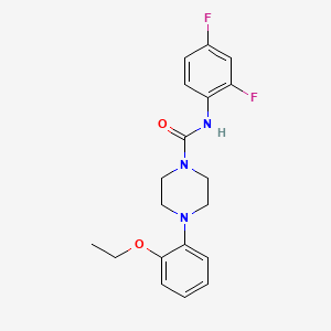 N-(2,4-difluorophenyl)-4-(2-ethoxyphenyl)-1-piperazinecarboxamide