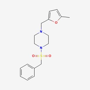 1-(benzylsulfonyl)-4-[(5-methyl-2-furyl)methyl]piperazine