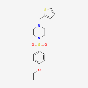 1-[(4-ethoxyphenyl)sulfonyl]-4-(2-thienylmethyl)piperazine