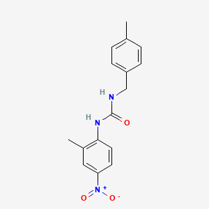 N-(4-methylbenzyl)-N'-(2-methyl-4-nitrophenyl)urea