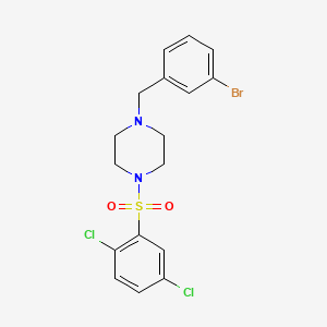 1-(3-bromobenzyl)-4-[(2,5-dichlorophenyl)sulfonyl]piperazine