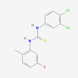 N-(3,4-dichlorophenyl)-N'-(5-fluoro-2-methylphenyl)thiourea