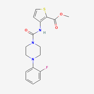 methyl 3-({[4-(2-fluorophenyl)-1-piperazinyl]carbonyl}amino)-2-thiophenecarboxylate