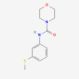 N-[3-(methylthio)phenyl]-4-morpholinecarboxamide