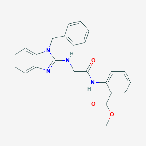 methyl 2-({[(1-benzyl-1H-benzimidazol-2-yl)amino]acetyl}amino)benzoate