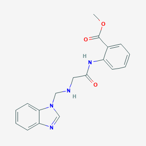 methyl 2-({[(1H-benzimidazol-1-ylmethyl)amino]acetyl}amino)benzoate