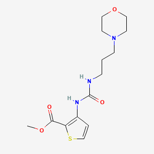 methyl 3-[({[3-(4-morpholinyl)propyl]amino}carbonyl)amino]-2-thiophenecarboxylate