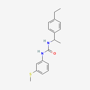 N-[1-(4-ethylphenyl)ethyl]-N'-[3-(methylthio)phenyl]urea