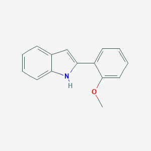 molecular formula C15H13NO B428416 2-(2-methoxyphenyl)-1H-indole CAS No. 40756-71-6