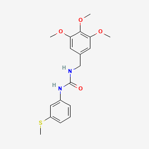 N-[3-(methylthio)phenyl]-N'-(3,4,5-trimethoxybenzyl)urea