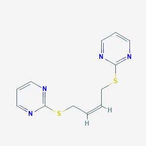 2-{[4-(2-Pyrimidinylsulfanyl)-2-butenyl]sulfanyl}pyrimidine