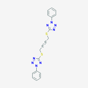 2-phenyl-5-({4-[(2-phenyl-2H-tetraazol-5-yl)sulfanyl]-2-butynyl}sulfanyl)-2H-tetraazole