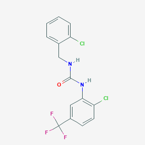 N-(2-chlorobenzyl)-N'-[2-chloro-5-(trifluoromethyl)phenyl]urea